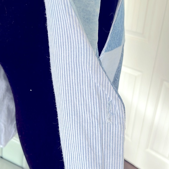 Vintage Denim Patchwork, Lined, Boho Vest Made With Jeans from the 70’s and 80’s - Picture 10 of 13